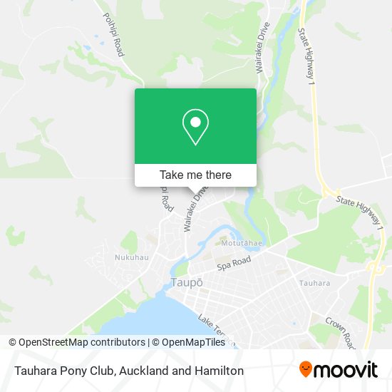 Tauhara Pony Club map