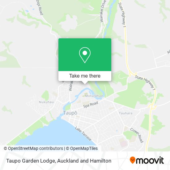 Taupo Garden Lodge map
