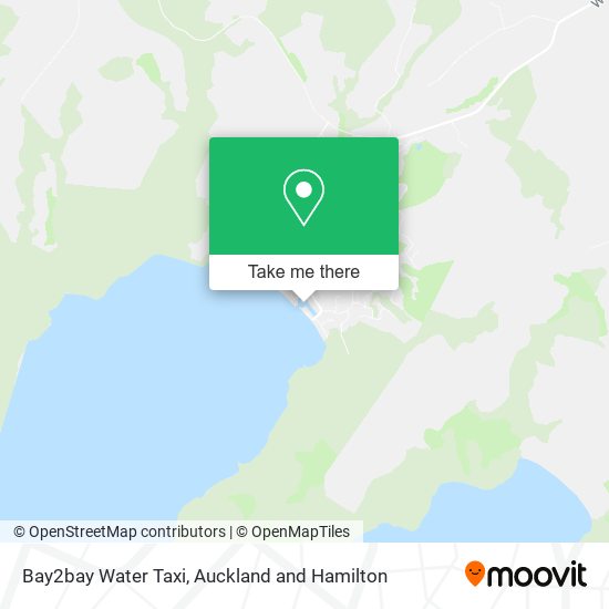 Bay2bay Water Taxi map