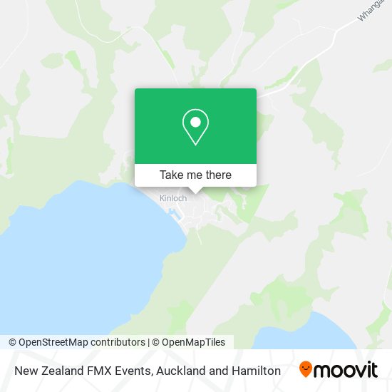 New Zealand FMX Events map