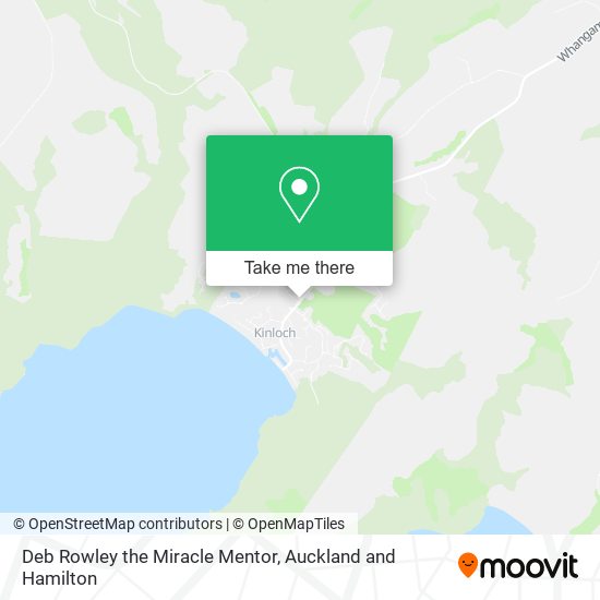 Deb Rowley the Miracle Mentor map