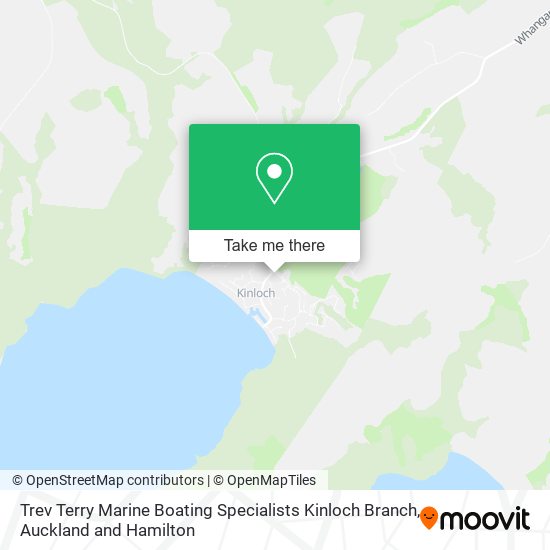Trev Terry Marine Boating Specialists Kinloch Branch map