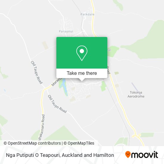 Nga Putiputi O Teapouri map