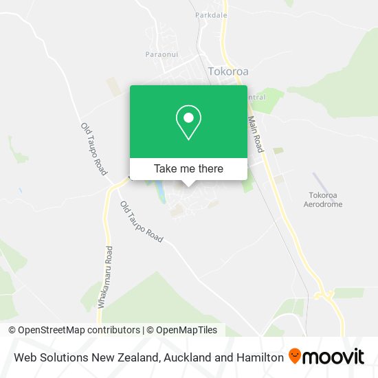 Web Solutions New Zealand map