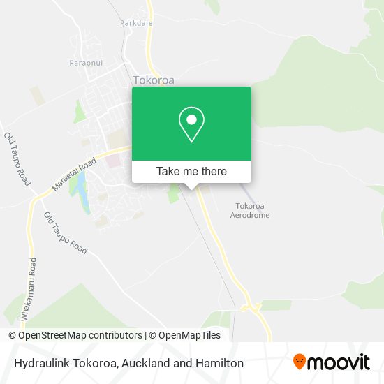 Hydraulink Tokoroa map