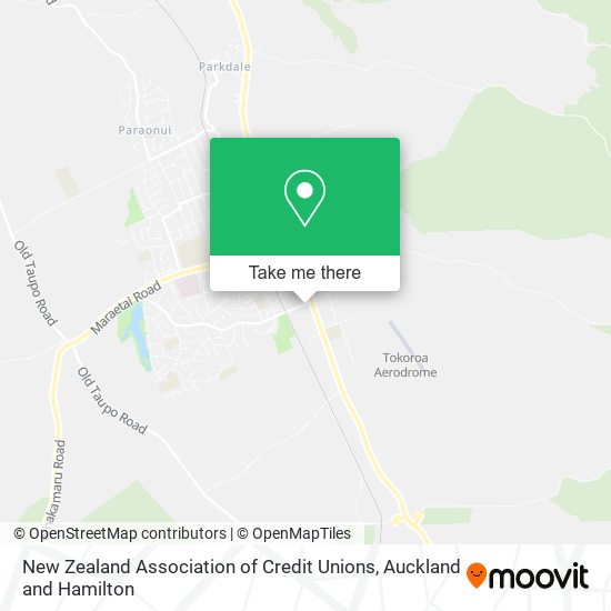 New Zealand Association of Credit Unions map