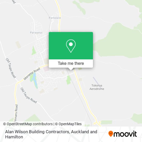 Alan Wilson Building Contractors map
