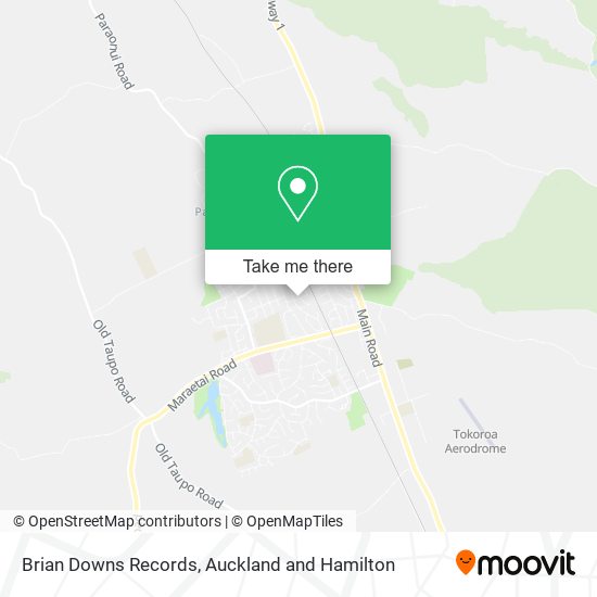 Brian Downs Records map