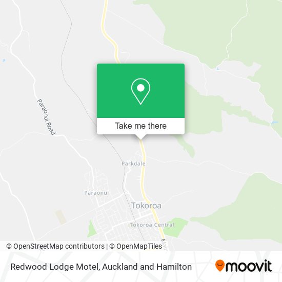 Redwood Lodge Motel map