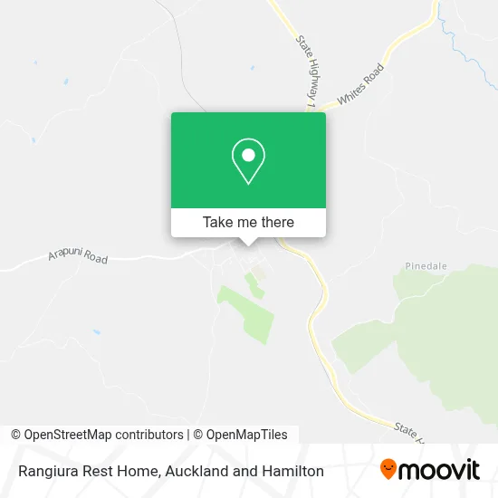 Rangiura Rest Home map