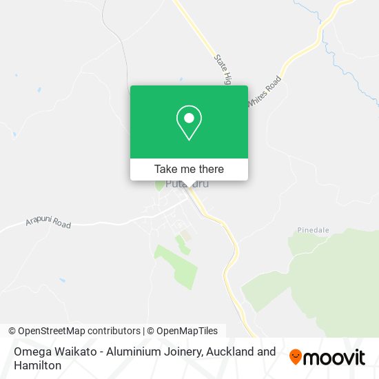 Omega Waikato - Aluminium Joinery map