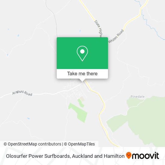 Olosurfer Power Surfboards map