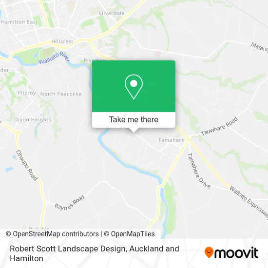 Robert Scott Landscape Design map