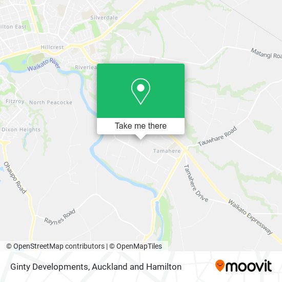 Ginty Developments map