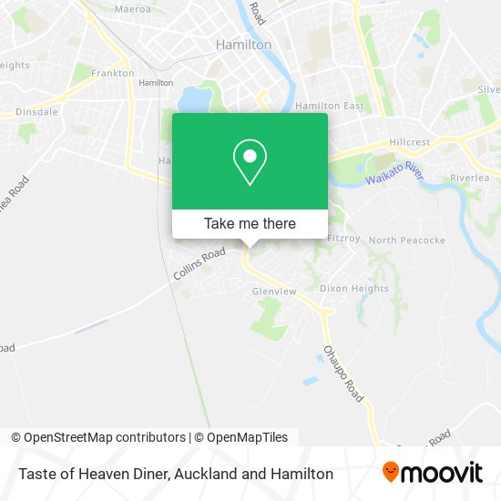 Taste of Heaven Diner map