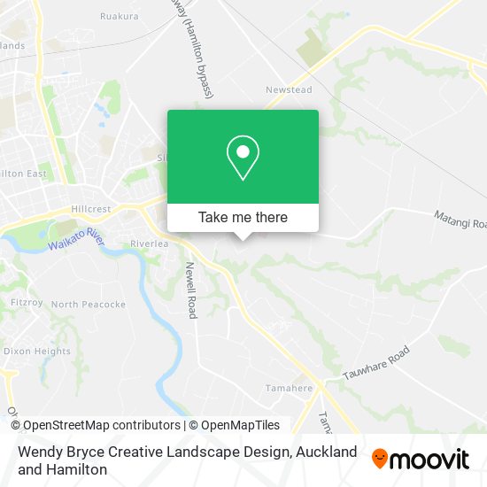 Wendy Bryce Creative Landscape Design map