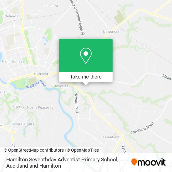 Hamilton Seventhday Adventist Primary School map