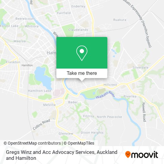 Gregs Winz and Acc Advocacy Services map