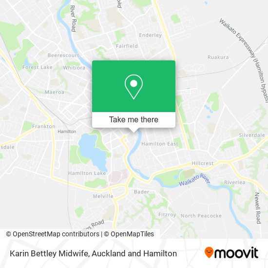 Karin Bettley Midwife map