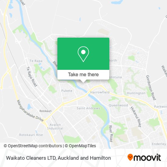 Waikato Cleaners LTD map