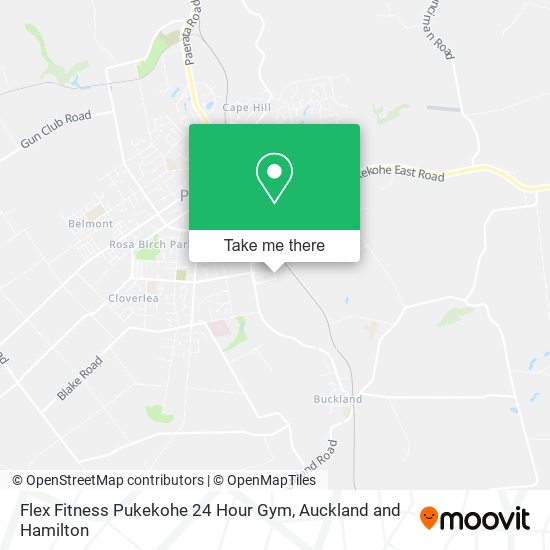 Flex Fitness Pukekohe 24 Hour Gym map