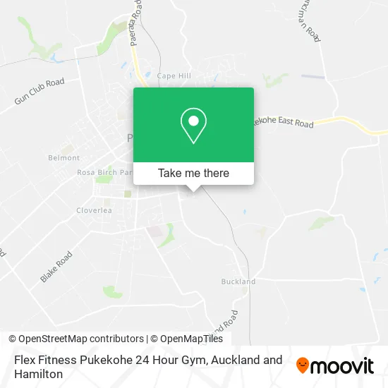 Flex Fitness Pukekohe 24 Hour Gym map