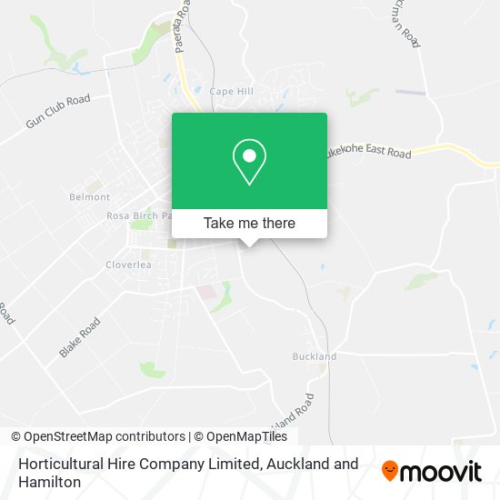 Horticultural Hire Company Limited map