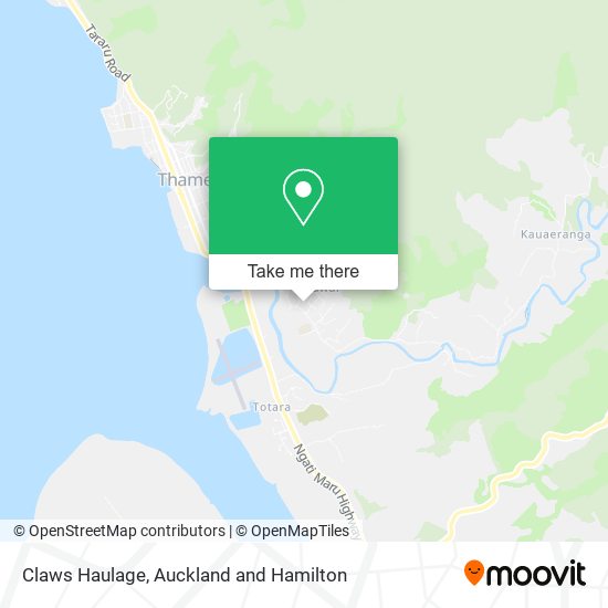 Claws Haulage map