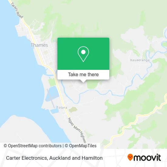 Carter Electronics map