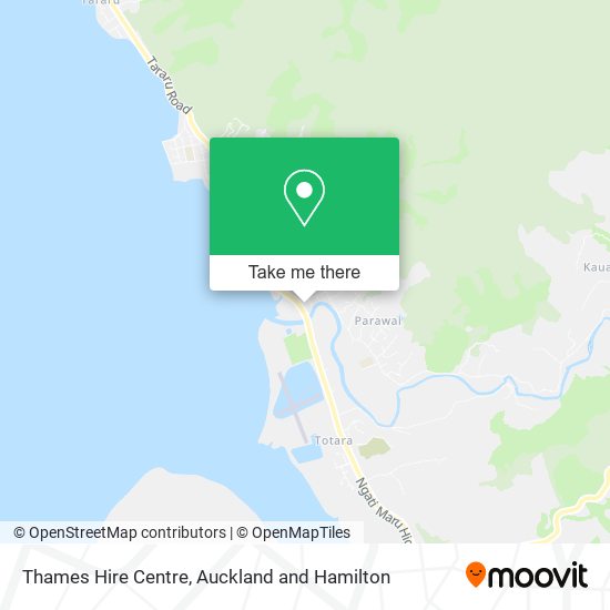 Thames Hire Centre map