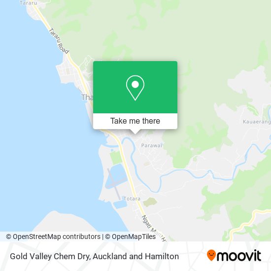 Gold Valley Chem Dry map