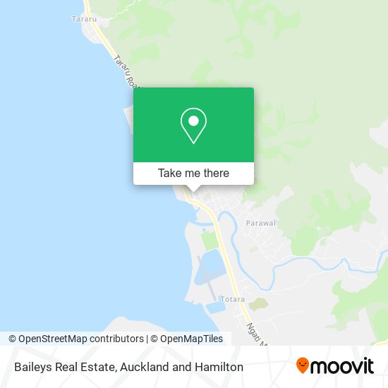 Baileys Real Estate map