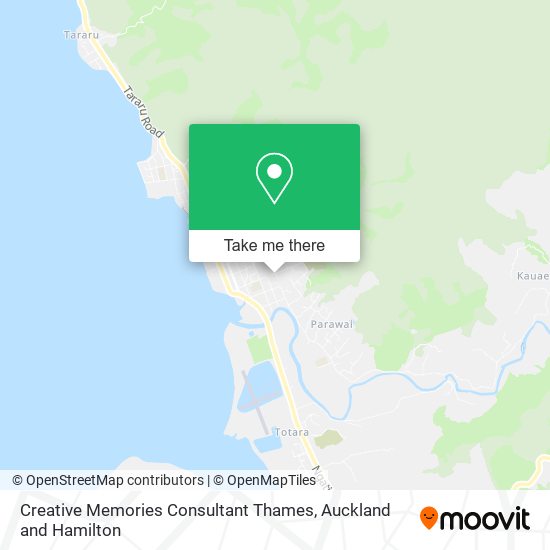 Creative Memories Consultant Thames map