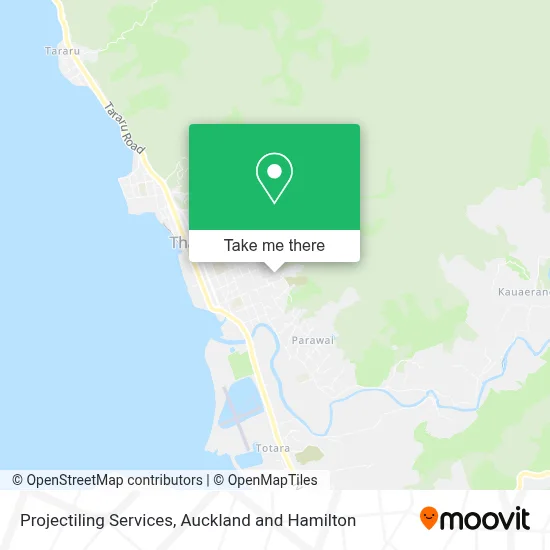 Projectiling Services map
