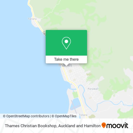 Thames Christian Bookshop map