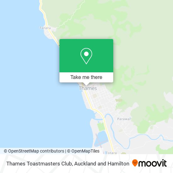 Thames Toastmasters Club map