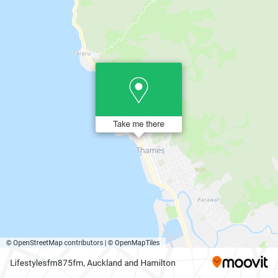 Lifestylesfm875fm map