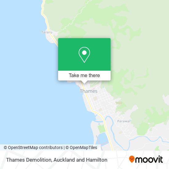 Thames Demolition map