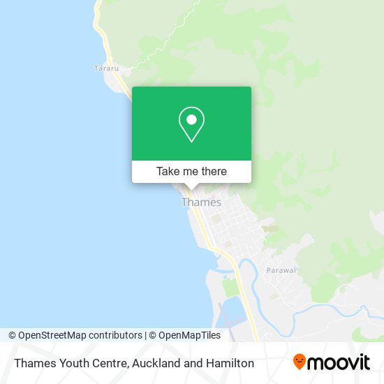 Thames Youth Centre map