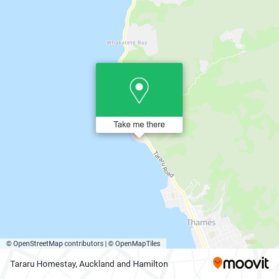 Tararu Homestay map