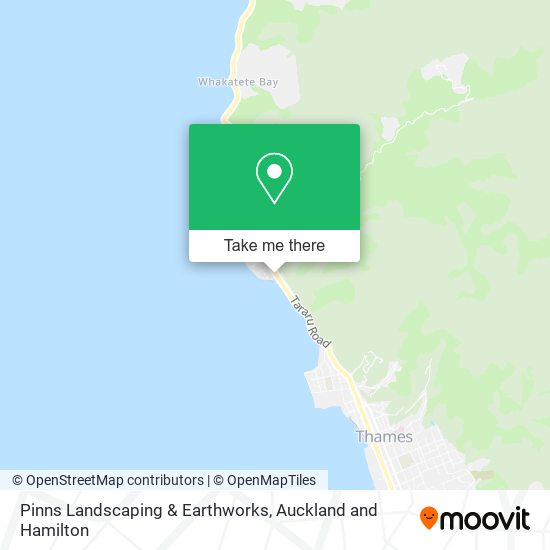Pinns Landscaping & Earthworks map