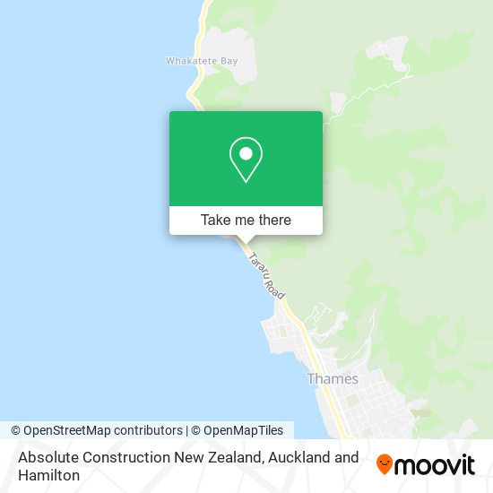 Absolute Construction New Zealand map