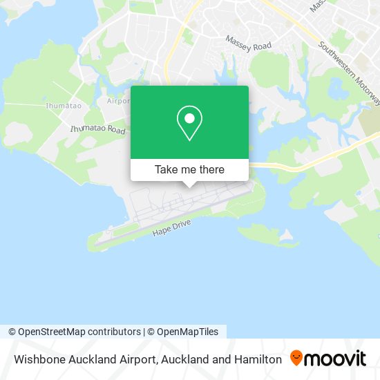 Wishbone Auckland Airport地图