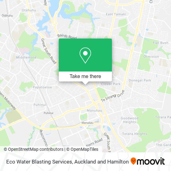 Eco Water Blasting Services map