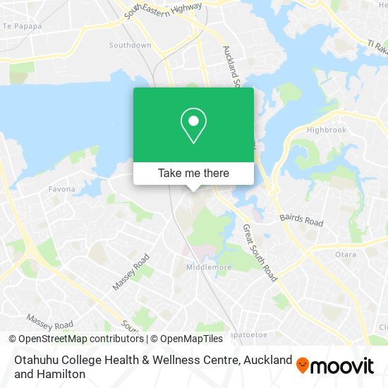 Otahuhu College Health & Wellness Centre地图