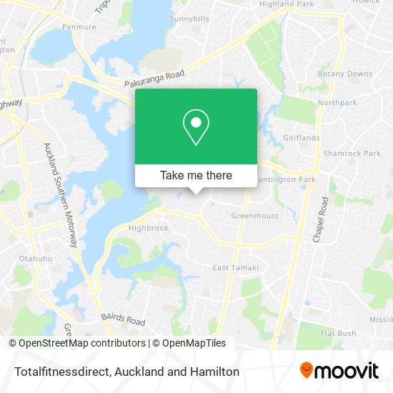 Totalfitnessdirect map