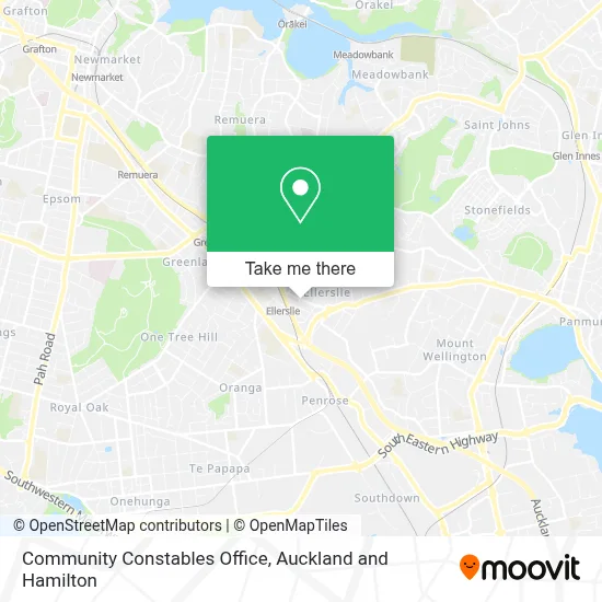 Community Constables Office map