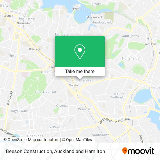 Beeson Construction map