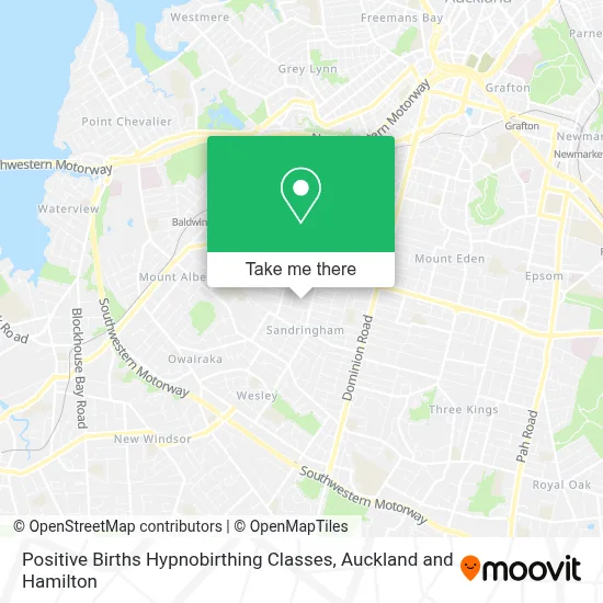 Positive Births Hypnobirthing Classes map