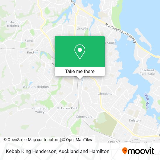 Kebab King Henderson map